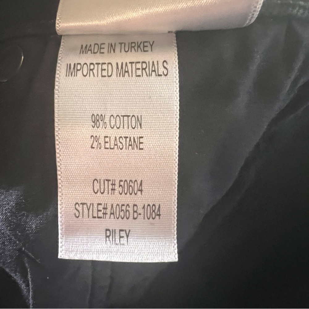 AGOLDE Riley high rise straight crop black jean Size 31 - Picture 7 of 7